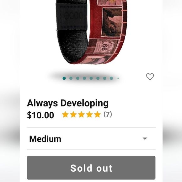 ZOX "ALWAYS DEVELOPING" #475/1000 Turtle Cat Dog SOLD OUT Collectible Wristband - Picture 12 of 16